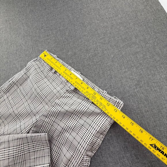 H&M Dressy Plaid Pants‎ Work, School, Preppy Mid Rise Size 4 Cotton Blend - Picture 12 of 16